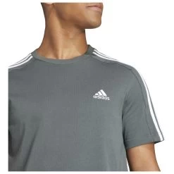 ADIDAS 3-Stripes SJ Tee - T-shirt 12 ADIDAS 3-Stripes SJ Tee - T-shirt -Outdoor Apparel Sale Shop adidas 3 stripes sj tee t shirt detail 5