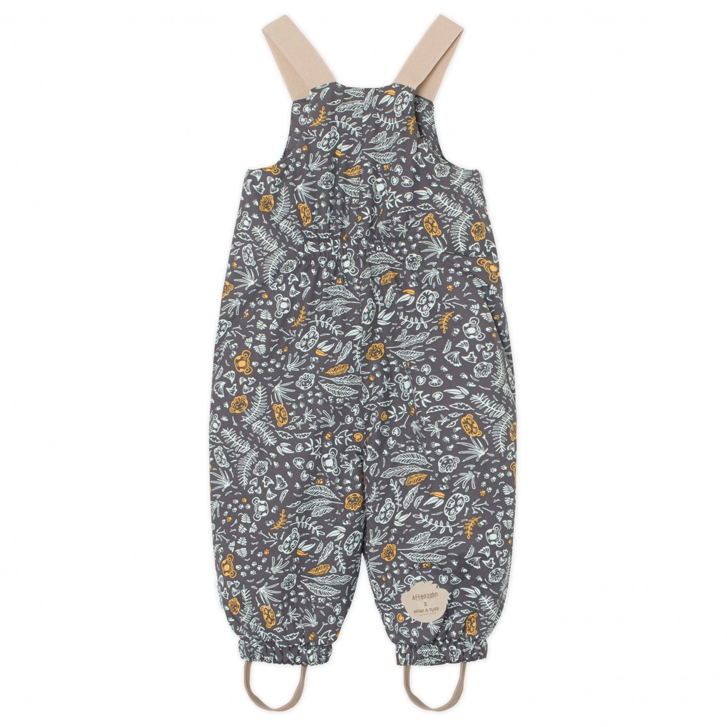 Affenzahn Kid's Aslan Printed Snow Pants - Winter Trousers 4 Affenzahn Kid's Aslan Printed Snow Pants - Winter Trousers - Image 2