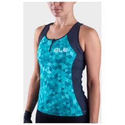 ALE Women's Triangles Top - Cycling Singlet -Outdoor Apparel Sale Shop ale womens triangles top cycling singlet detail 3