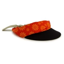 Snap Cap Visor Flowers - Cap -Outdoor Apparel Sale Shop chaskee snap cap visor flowers cap detail 2