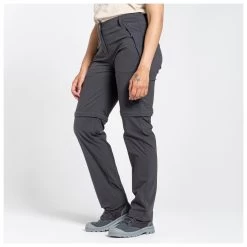 Craghoppers Women's Nosilife Pro Convertible Trousers - Zip-off Trousers -Outdoor Apparel Sale Shop craghoppers womens nosilife pro convertible trousers zip off trousers detail 5