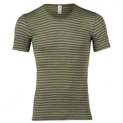 Engel Striped S/S Shirt - Merino Base Layer