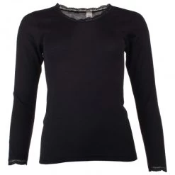 Engel Women's Shirt L/S Mit Spitze - Merino Base Layer