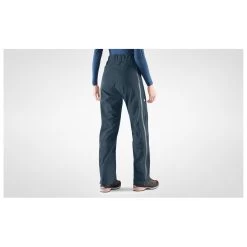 FJÄLLRÄVEN Women's Bergtagen Lite Eco-Shell Trousers - Waterproof Trousers -Outdoor Apparel Sale Shop fjaellraeven womens bergtagen lite eco shell trousers waterproof trousers detail 4