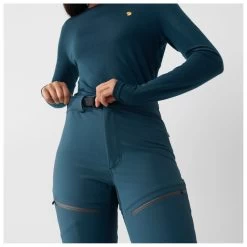 FJÄLLRÄVEN Women's Bergtagen Touring Trousers - Ski Touring Trousers -Outdoor Apparel Sale Shop fjaellraeven womens bergtagen touring trousers ski touring trousers detail 6