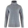 FJÄLLRÄVEN Women's Övik Cable Knit Roller Neck - Wool Jumper