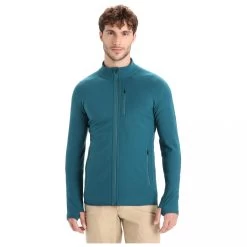 Icebreaker Descender L/S Zip - Fleece Jacket -Outdoor Apparel Sale Shop icebreaker descender l s zip fleece jacket detail 3