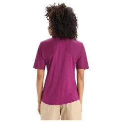 Icebreaker Women's Hike S/S Top - Polo Shirt -Outdoor Apparel Sale Shop icebreaker womens hike s s top polo shirt detail 4
