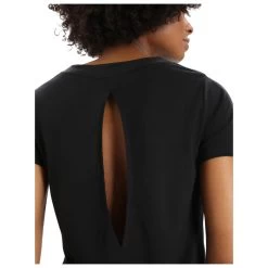 Icebreaker Women's Zoneknit S/S Slit Tee - Merino Shirt -Outdoor Apparel Sale Shop icebreaker womens zoneknit s s slit tee merino shirt detail 6