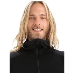 Icebreaker Zoneknit L/S Zip Hoodie - Merino Hoodie -Outdoor Apparel Sale Shop icebreaker zoneknit l s zip hoodie merino hoodie detail 6