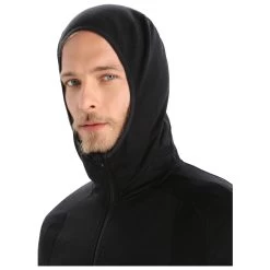 Icebreaker Zoneknit L/S Zip Hoodie - Merino Hoodie -Outdoor Apparel Sale Shop icebreaker zoneknit l s zip hoodie merino hoodie detail 7