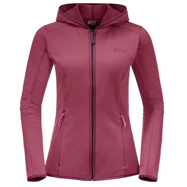 Jack Wolfskin Women's Baiselberg Hooded Full Zip - Fleece Jacket 3 Jack Wolfskin Women's Baiselberg Hooded Full Zip - Fleece Jacket