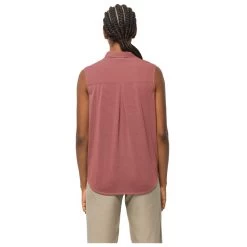 Jack Wolfskin Women's Sonora Sleeveless Shirt - Blouse -Outdoor Apparel Sale Shop jack wolfskin womens sonora sleeveless shirt blouse detail 3