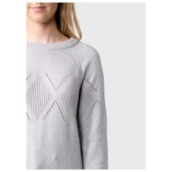 Women's Thyra Knit - Wool Jumper -Outdoor Apparel Sale Shop klitmoeller collective womens thyra knit wool jumper detail 5
