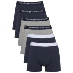 KnowledgeCotton Apparel 6-Pack Underwear - Everyday Base Layer