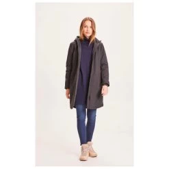 KnowledgeCotton Apparel Women's Soft Shell Parka Climate Shell - Coat -Outdoor Apparel Sale Shop knowledgecotton apparel womens soft shell parka climate shell coat detail 3