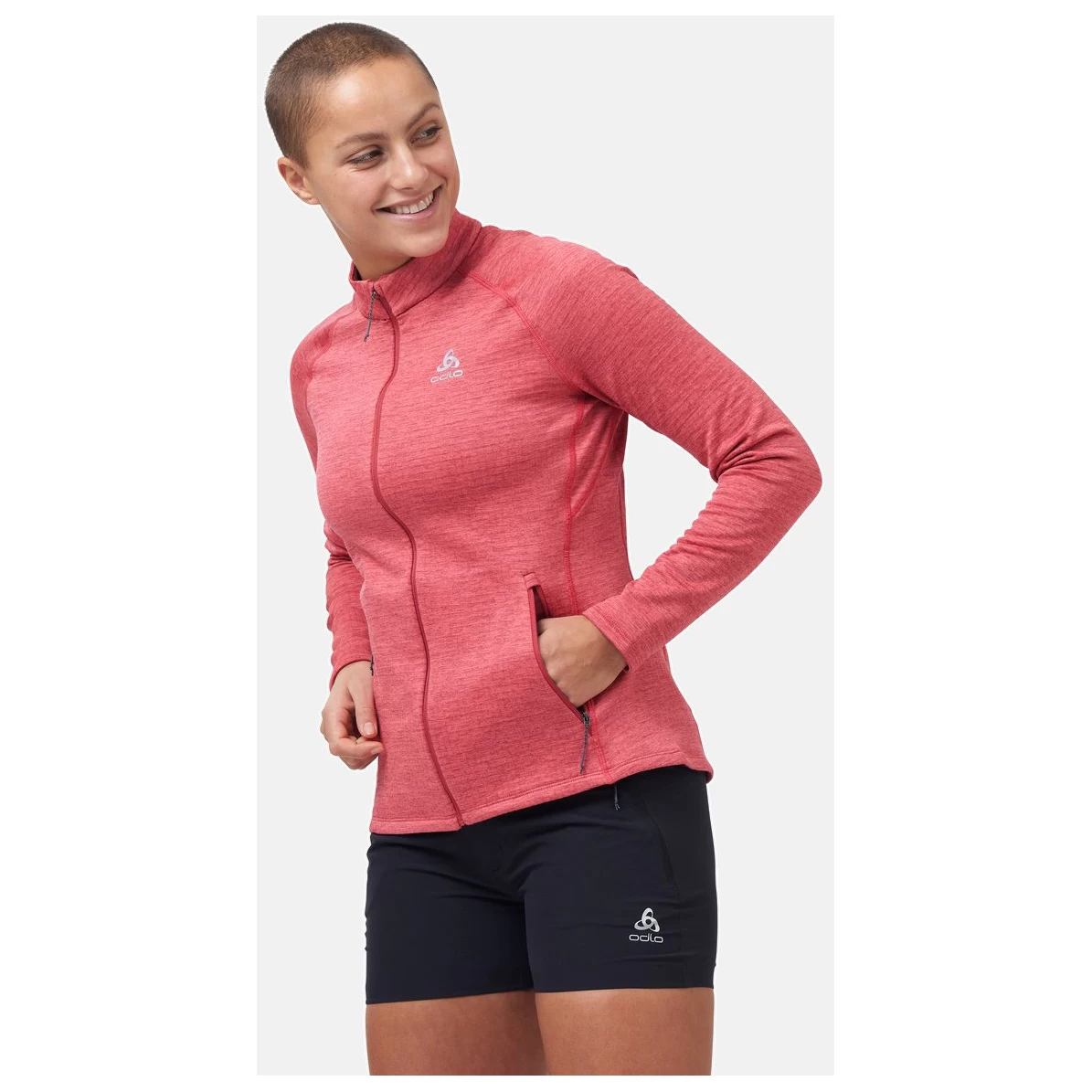 Odlo Women's Midlayer Full Zip Fli - Fleece Jacket 5 Odlo Women's Midlayer Full Zip Fli - Fleece Jacket - Image 3