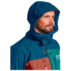 Ortovox 3L Deep Shell Jacket - Ski Jacket -Outdoor Apparel Sale Shop ortovox 3l deep shell jacket ski jacket detail 3