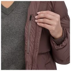 Patagonia Women's Silent Down Long Parka - Coat -Outdoor Apparel Sale Shop patagonia womens silent down long parka coat detail 5