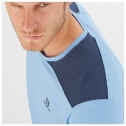 Salomon Outline S/S Tee - Sport Shirt -Outdoor Apparel Sale Shop salomon outline s s tee sport shirt detail 4