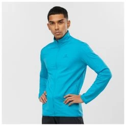 Salomon Outrack Full Zip Mid - Fleece Jacket 7 Salomon Outrack Full Zip Mid - Fleece Jacket -Outdoor Apparel Sale Shop salomon outrack full zip mid fleece jacket detail 2