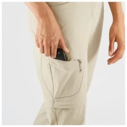 Salomon Women's Wayfarer Zip Off Pants - Zip-off Trousers -Outdoor Apparel Sale Shop salomon womens wayfarer zip off pants zip off trousers detail 5