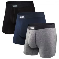 Saxx Vibe Super Soft Boxer Brief 3-Pack - Synthetic Base Layer