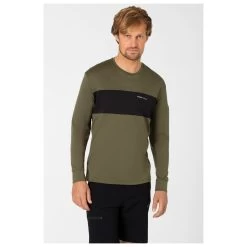 Super.natural Gravier L/S - Cycling Jersey -Outdoor Apparel Sale Shop supernatural gravier l s cycling jersey detail 4