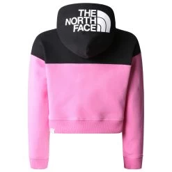 The North Face Girl's Drew Peak Crop Pullover Hoodie - Hoodie -Outdoor Apparel Sale Shop the north face girls drew peak crop pullover hoodie hoodie detail 2