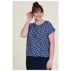 Women's EcoVero-Bluse S/S - Blouse -Outdoor Apparel Sale Shop tranquillo womens ecovero bluse s s blouse detail 3