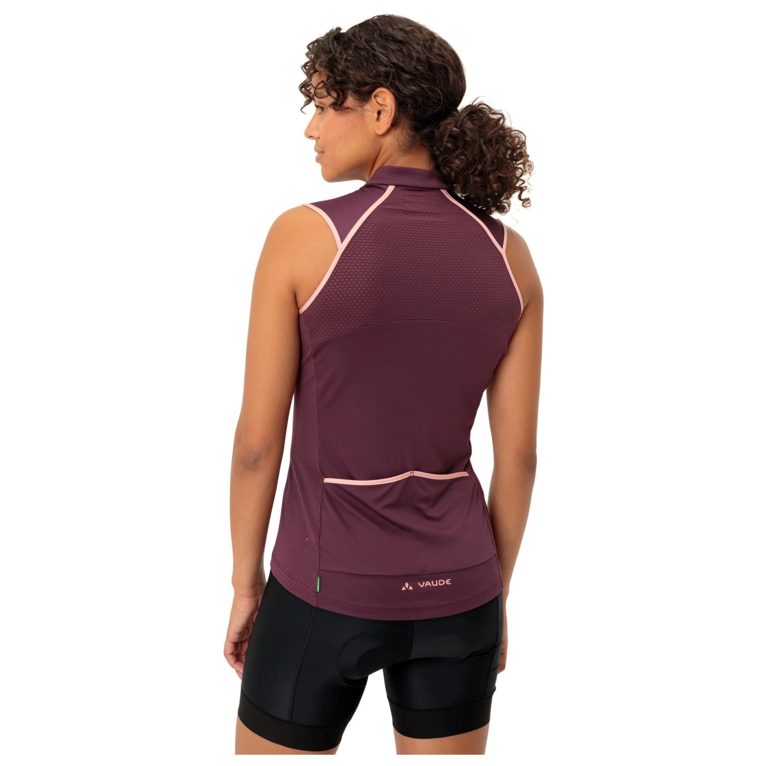 VAUDE Women's Posta Full Zip Tricot SL - Cycling Singlet 6 VAUDE Women's Posta Full Zip Tricot SL - Cycling Singlet - Image 4