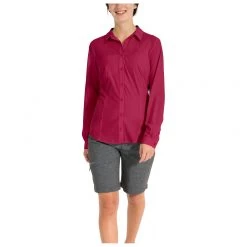 VAUDE Women's Skomer L/S Shirt - Blouse 8 VAUDE Women's Skomer L/S Shirt - Blouse -Outdoor Apparel Sale Shop vaude womens skomer l s shirt blouse detail 3